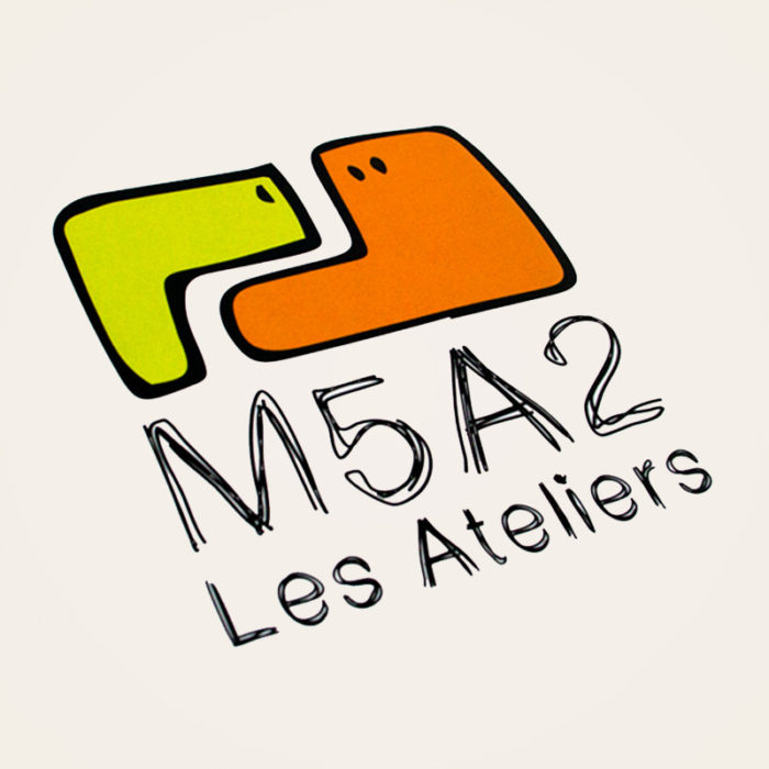 Création d'un logo pour le projet d'architecture "M5A2 Les Ateliers".